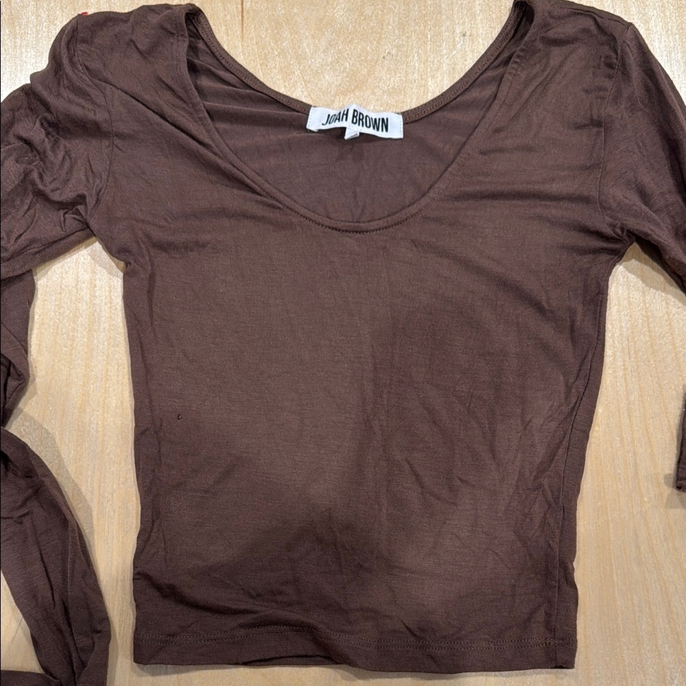 Joah Brown Women's Brown Top